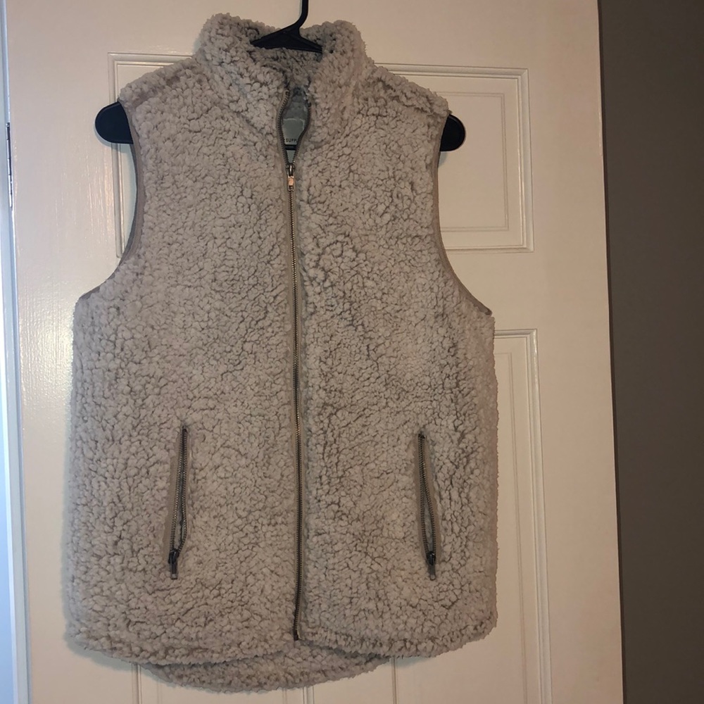 Fuzzy Fleece Vest